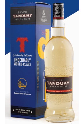 Tanduay Asian Rum Silver - Golden State Warriors Packaging